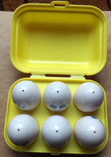 Vintage TOMY Play n Learn Hide & Squeak Toy Eggs Shape Sorter  Egg Box