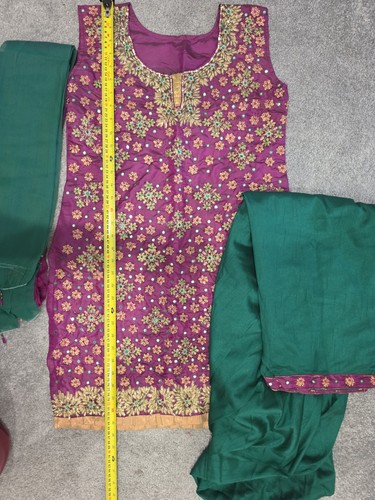 Indian outfit suit purple - outfit,