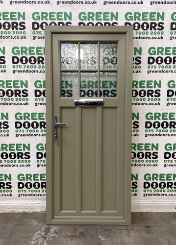 Grey upvc front door - upvc,