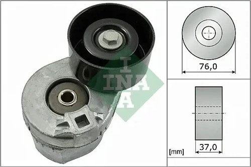 Multi ribbed belt tensioner - v-belt,