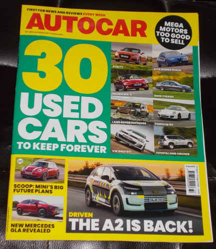 Autocar magazine 5th august - autocar,
