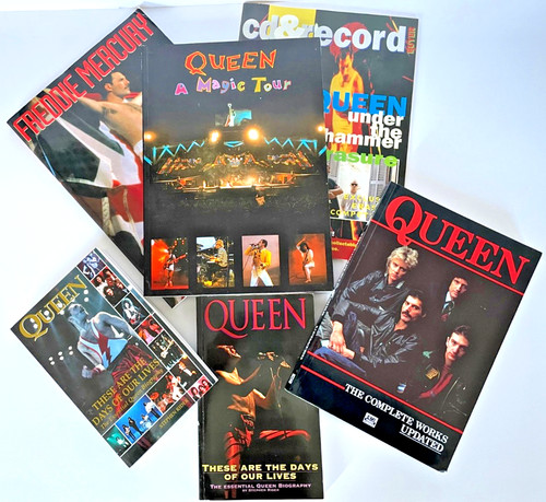 Queen freddie mercury book - queen,