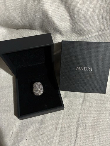 Nadri silver and rhinestone - silver,