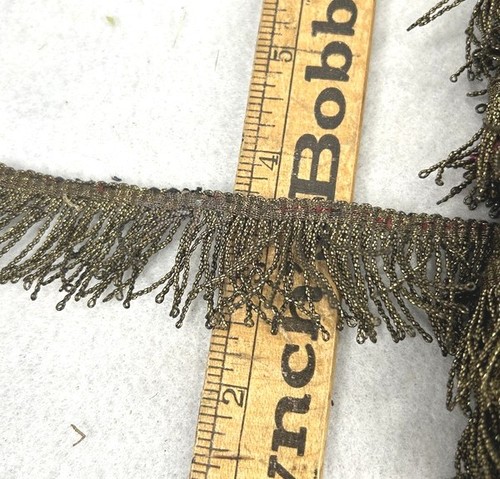Antique fringe trim - fringe, metal