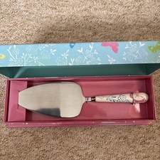 Portmeirion Cake Slice - Dawn Chorus Design along with Presentation Box