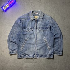 Vintage Oxbow Ryrtle Denim Jacket M 2000s Full Zip Blouson Denim Jacket Mesh ...