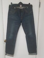 PRPS Raw Japanese Selvedge Denim Jeans Dark Indigo 34/34 RRP £195