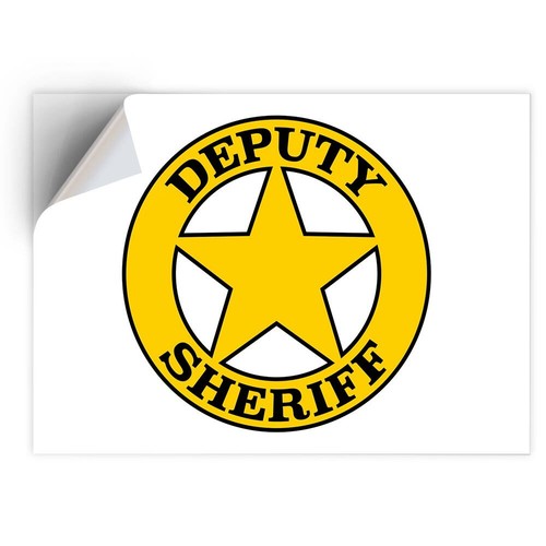 Vinyl sticker deputy - 1, a4