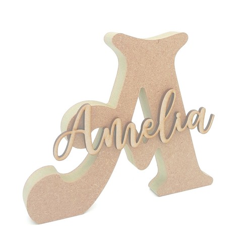 Freestanding mdf letter - freestanding,