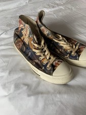 Funky Converse Baseball Boots Size 7 Unisex Multi Coloured