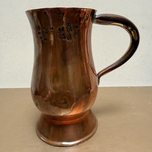 Victorian brass half pint - victorian,