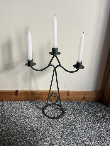 Vintage verdigris candelabra - vintage,