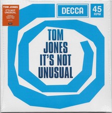 Tom Jones - It's Not Unusual - 7" Ltd. Edition Amber Vinyl 45 - New & Sealed