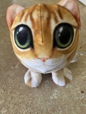 Orange/White/Black Cat Plush