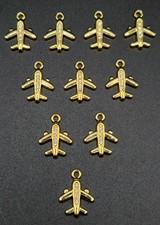 10x Gold Alloy & Rhinestone