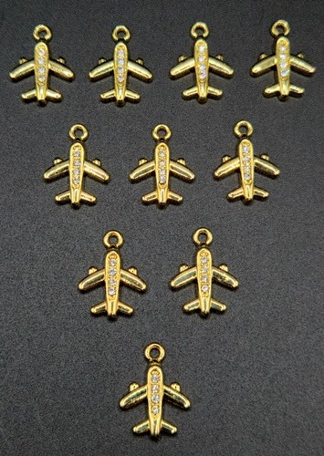 10x gold alloy rhinestone - 10x,