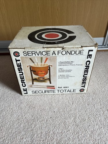 Vintage creuset fondue set - le,