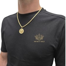 9ct Gold XP Cz Angel Pendant