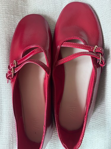 Zara girls red patent - , ballet