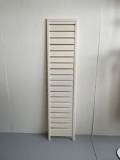 162.5cm x 35/38cm white tall Wooden Staples ladderax 2 foot room divider ladder