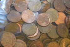 480 x 5 Euro cent coin in used