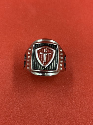 Templar cross silver ring - cross,