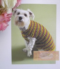 Dog Coat Knitting Pattern