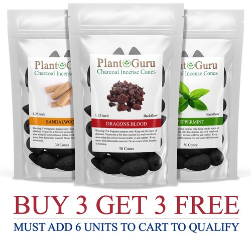 Charcoal incense cones - 30,