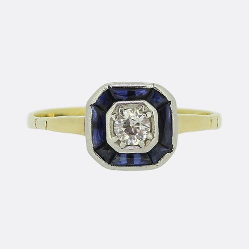 Art deco carat old - 0.20,