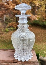 Antique French Blown Cut Glass