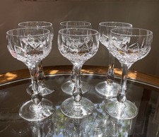Stuart crystal hock - 6, wine
