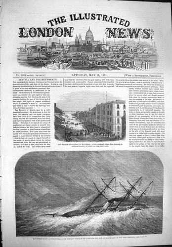 Original old antique print - original,