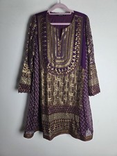 Khaadi Designer Purple Silk