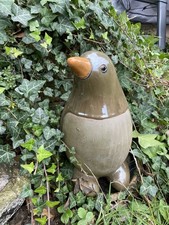 Vintage Penguin Garden Ornament 32 Cm H X 15 Cm Frost Resistant Ornaments Retro