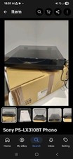 Sony PS-LX310BT Phono Pre-Amp Bluetooth Turntable