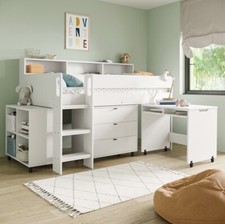 Kids Cabin Bed Mid Sleeper