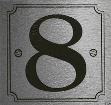 Silver Numbers Easy Peel &