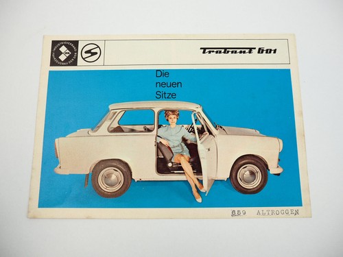 Trabant 601 the new - , seats