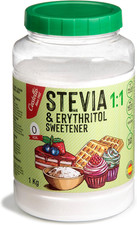 Stevia + Erythritol 1:1 Sweetener | 1G = 1G of Sugar | 100% Natural Sugar 