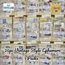 20pc Vintage Ephemera Paper