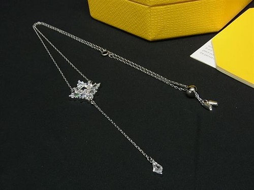Swarovski rhinestone necklace - rhinestone,