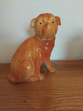 Staffordshire Bull Terrier dog figurine Ceramic