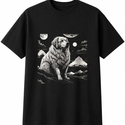 Detailed pyrenean mountain dog - pyrenean,