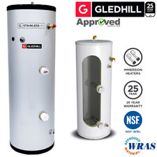 Gledhill ES 150L DIRECT Unvented Hot Water Cylinder Stainless Steel 150 Litre