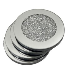 Reflective Silver Round
