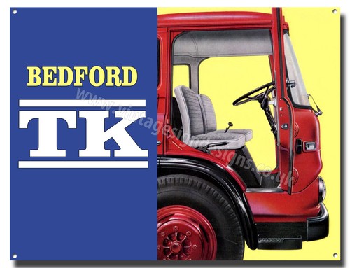Bedford metal sign x - tk, sign.