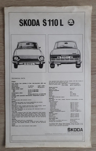 Skoda s110 brochure - l,