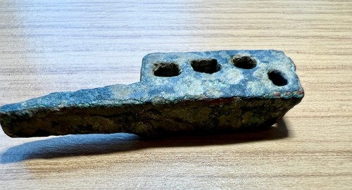 Ancient roman bronze lock - ancient,