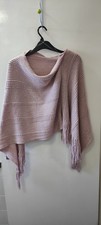 Lovely Dusky Pink Poncho With