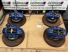 GENUINE BMW 1 SERIES F20 F21 BLUE BREMBO BRAKE CALIPERS & DISKS SET 340MM